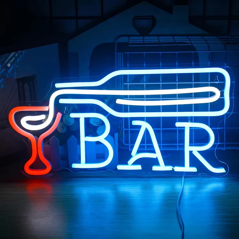 Signe Neon Texte Bar